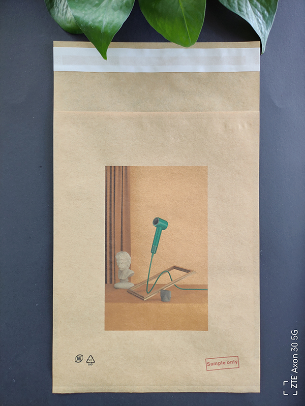 Yellow kraft paper